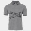 JB's  BIRDS EYE POLO   CHARCOAL - S Thumbnail