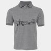 JB's  BIRDS EYE POLO   CHARCOAL - S Thumbnail