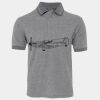 JB's  BIRDS EYE POLO   CHARCOAL - S Thumbnail