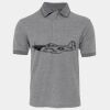 JB's  BIRDS EYE POLO   CHARCOAL - S Thumbnail