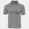 JB's  BIRDS EYE POLO   CHARCOAL - S Thumbnail