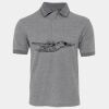 JB's  BIRDS EYE POLO   CHARCOAL - S Thumbnail