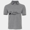 JB's  BIRDS EYE POLO   CHARCOAL - S Thumbnail