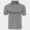 JB's  BIRDS EYE POLO   CHARCOAL - S Thumbnail