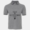 JB's  BIRDS EYE POLO   CHARCOAL - S Thumbnail
