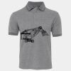 JB's  BIRDS EYE POLO   CHARCOAL - S Thumbnail