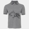 JB's  BIRDS EYE POLO   CHARCOAL - S Thumbnail