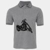JB's  BIRDS EYE POLO   CHARCOAL - S Thumbnail