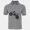 JB's  BIRDS EYE POLO   CHARCOAL - S Thumbnail