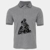 JB's  BIRDS EYE POLO   CHARCOAL - S Thumbnail