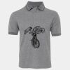 JB's  BIRDS EYE POLO   CHARCOAL - S Thumbnail