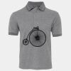 JB's  BIRDS EYE POLO   CHARCOAL - S Thumbnail