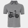 JB's  BIRDS EYE POLO   CHARCOAL - S Thumbnail