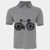 JB's  BIRDS EYE POLO   CHARCOAL - S Thumbnail