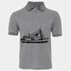 JB's  BIRDS EYE POLO   CHARCOAL - S Thumbnail