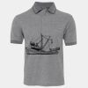 JB's  BIRDS EYE POLO   CHARCOAL - S Thumbnail
