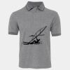 JB's  BIRDS EYE POLO   CHARCOAL - S Thumbnail