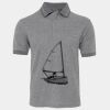 JB's  BIRDS EYE POLO   CHARCOAL - S Thumbnail