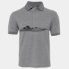 JB's  BIRDS EYE POLO   CHARCOAL - S Thumbnail