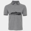 JB's  BIRDS EYE POLO   CHARCOAL - S Thumbnail