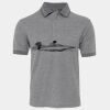 JB's  BIRDS EYE POLO   CHARCOAL - S Thumbnail