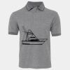 JB's  BIRDS EYE POLO   CHARCOAL - S Thumbnail
