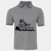 JB's  BIRDS EYE POLO   CHARCOAL - S Thumbnail