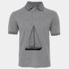 JB's  BIRDS EYE POLO   CHARCOAL - S Thumbnail