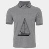 JB's  BIRDS EYE POLO   CHARCOAL - S Thumbnail