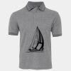 JB's  BIRDS EYE POLO   CHARCOAL - S Thumbnail