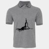 JB's  BIRDS EYE POLO   CHARCOAL - S Thumbnail