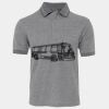 JB's  BIRDS EYE POLO   CHARCOAL - S Thumbnail
