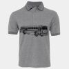 JB's  BIRDS EYE POLO   CHARCOAL - S Thumbnail