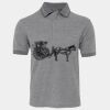 JB's  BIRDS EYE POLO   CHARCOAL - S Thumbnail