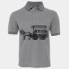 JB's  BIRDS EYE POLO   CHARCOAL - S Thumbnail