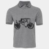 JB's  BIRDS EYE POLO   CHARCOAL - S Thumbnail