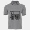 JB's  BIRDS EYE POLO   CHARCOAL - S Thumbnail