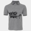 JB's  BIRDS EYE POLO   CHARCOAL - S Thumbnail
