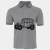 JB's  BIRDS EYE POLO   CHARCOAL - S Thumbnail