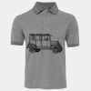 JB's  BIRDS EYE POLO   CHARCOAL - S Thumbnail