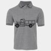 JB's  BIRDS EYE POLO   CHARCOAL - S Thumbnail