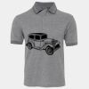 JB's  BIRDS EYE POLO   CHARCOAL - S Thumbnail
