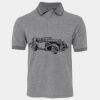 JB's  BIRDS EYE POLO   CHARCOAL - S Thumbnail