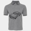 JB's  BIRDS EYE POLO   CHARCOAL - S Thumbnail