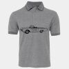 JB's  BIRDS EYE POLO   CHARCOAL - S Thumbnail