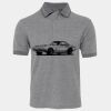 JB's  BIRDS EYE POLO   CHARCOAL - S Thumbnail