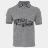 JB's  BIRDS EYE POLO   CHARCOAL - S Thumbnail