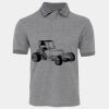 JB's  BIRDS EYE POLO   CHARCOAL - S Thumbnail