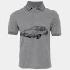 JB's  BIRDS EYE POLO   CHARCOAL - S Thumbnail