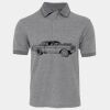 JB's  BIRDS EYE POLO   CHARCOAL - S Thumbnail